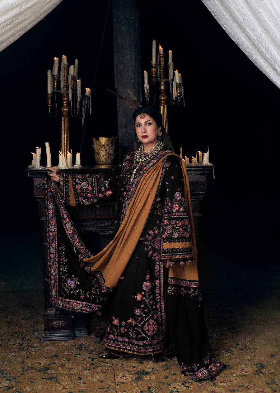 Hussain Rehar Kot Radha Kishan Unstitched Karandi 3Pc Suit - Jahanara