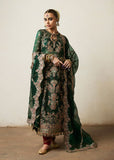 Hussain Rehar Festive Unstitched Embroidered Organza Dress - Jamali