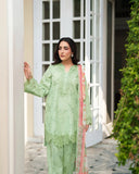 Neeshay Ready to Wear Summer Prints Lawn 3Pc Suit - Jardin Mint