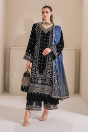 Baroque Exclusive Formal Embroidered Velvet Unstitched 3Pc Suit UF-755