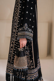 Baroque Exclusive Formal Embroidered Velvet Unstitched 3Pc Suit UF-755