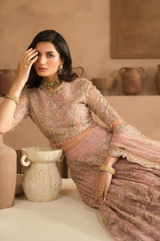 Ayzel Panache Embroidered Net Unstitched 3Pc Suit ALF-24-V2-01 JELENA