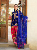 Zainab Chottani Embroidered Velvet Unstitched 3Pc Suit - Jia