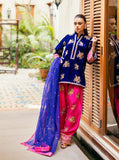 Zainab Chottani Embroidered Velvet Unstitched 3Pc Suit - Jia