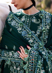 Hussain Rehar Embroidered Khaddar Unstitched 3Pc Suit - Johar