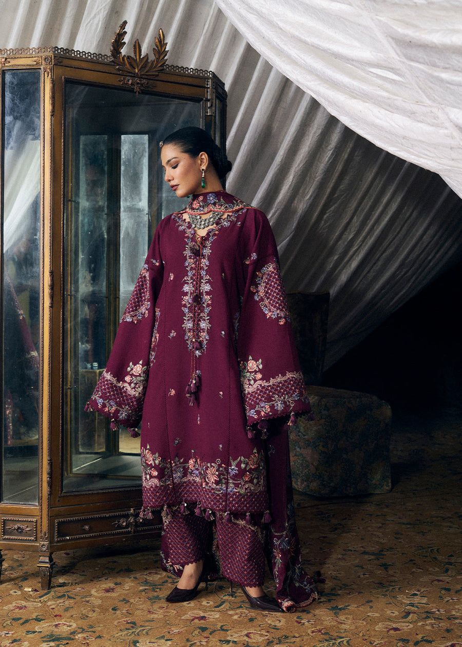 Hussain Rehar Kot Radha Kishan Unstitched Karandi 3Pc Suit - Juhi