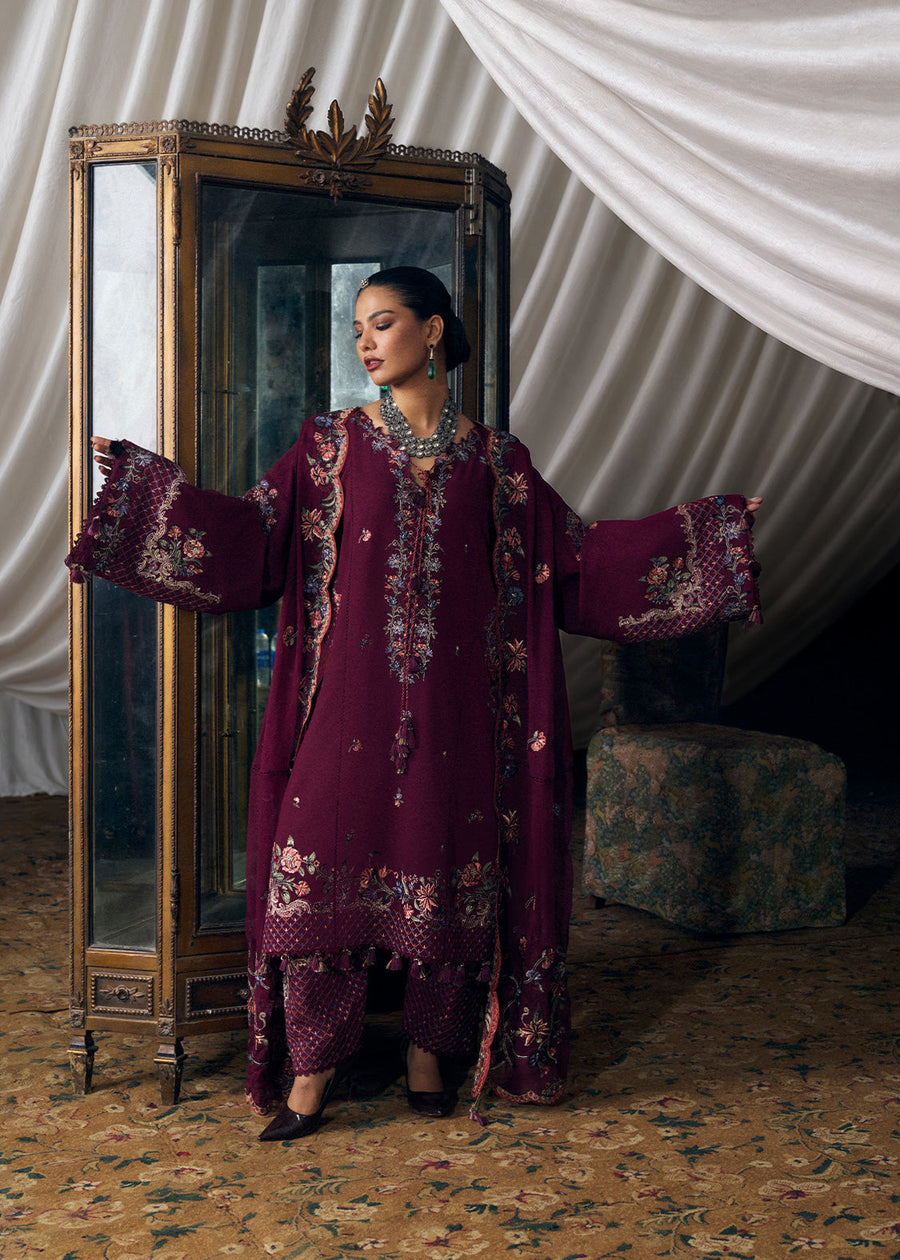 Hussain Rehar Kot Radha Kishan Unstitched Karandi 3Pc Suit - Juhi