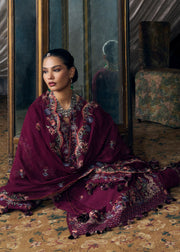 Hussain Rehar Kot Radha Kishan Unstitched Karandi 3Pc Suit - Juhi