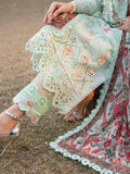 Maya by Faiza Faisal Embroidered Luxury Lawn Unstitched 3Pc Suit - Julia