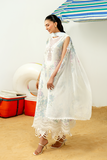 Zarposh Sundaze Embroidered Luxury Lawn Unstitched 3Pc Suit - JUNIA