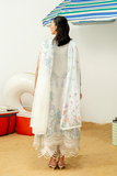 Zarposh Sundaze Embroidered Luxury Lawn Unstitched 3Pc Suit - JUNIA