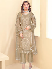 Kashish by Ramsha Embroidered Chiffon Unstitched 3Pc Suit K-101