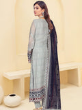 Kashish by Ramsha Embroidered Chiffon Unstitched 3Pc Suit K-102