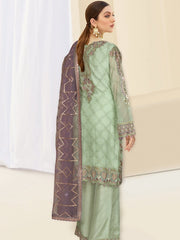 Kashish by Ramsha Embroidered Chiffon Unstitched 3Pc Suit K-103