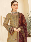 Kashish by Ramsha Embroidered Chiffon Unstitched 3Pc Suit K-104