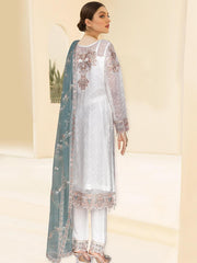 Kashish by Ramsha Embroidered Chiffon Unstitched 3Pc Suit K-105