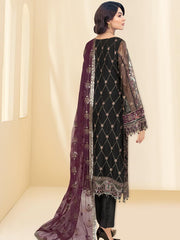 Kashish by Ramsha Embroidered Chiffon Unstitched 3Pc Suit K-106