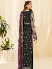 Kashish by Ramsha Embroidered Chiffon Unstitched 3Pc Suit K-106