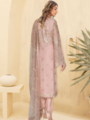 Kashish by Ramsha Embroidered Chiffon Unstitched 3Pc Suit K-107