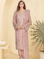 Kashish by Ramsha Embroidered Chiffon Unstitched 3Pc Suit K-107