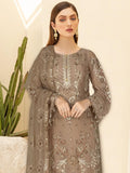 Kashish by Ramsha Embroidered Chiffon Unstitched 3Pc Suit K-108