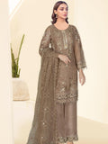 Kashish by Ramsha Embroidered Chiffon Unstitched 3Pc Suit K-108