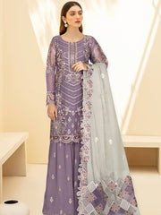 Kashish by Ramsha Embroidered Chiffon Unstitched 3Pc Suit K-109