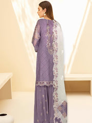 Kashish by Ramsha Embroidered Chiffon Unstitched 3Pc Suit K-109
