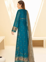 Kashish by Ramsha Embroidered Chiffon Unstitched 3Pc Suit K-110