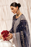 Kashish by Ramsha Embroidered Chiffon Unstitched 3Pc Suit K-203