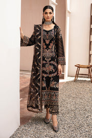 Kashish by Ramsha Embroidered Chiffon Unstitched 3Pc Suit K-205