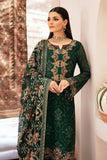 Kashish by Ramsha Embroidered Chiffon Unstitched 3Pc Suit K-207