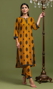 Khanabadosh Printed Winter Khaddar Unstitched 2Pc Suit KBWUS-0005