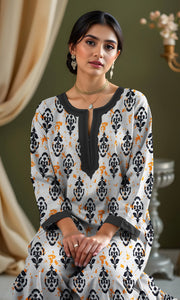 Khanabadosh Printed Winter Khaddar Unstitched 2Pc Suit KBWUS-0009