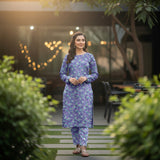 Khanabadosh Printed Winter Linen Unstitched 2Pc Suit KBWUS-0023