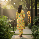 Khanabadosh Printed Winter Linen Unstitched 2Pc Suit KBWUS-0024