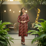 Khanabadosh Printed Winter Linen Unstitched 2Pc Suit KBWUS-0025