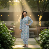 Khanabadosh Printed Winter Linen Unstitched 2Pc Suit KBWUS-0027