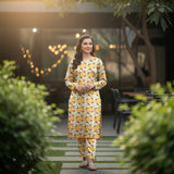 Khanabadosh Printed Winter Linen Unstitched 2Pc Suit KBWUS-0030