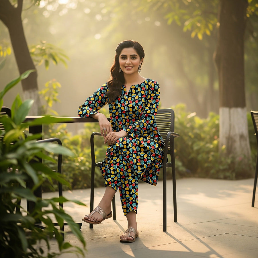 Khanabadosh Printed Winter Linen Unstitched 2Pc Suit KBWUS-0031