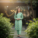Khanabadosh Printed Winter Linen Unstitched 2Pc Suit KBWUS-0037