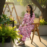 Khanabadosh Printed Winter Linen Unstitched 2Pc Suit KBWUS-0038