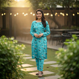 Khanabadosh Printed Winter Linen Unstitched 2Pc Suit KBWUS-0039