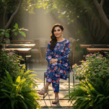 Khanabadosh Printed Winter Linen Unstitched 2Pc Suit KBWUS-0040