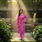 Khanabadosh Printed Winter Linen Unstitched 2Pc Suit KBWUS-0043