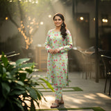Khanabadosh Printed Winter Linen Unstitched 2Pc Suit KBWUS-0044