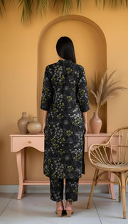 Khanabadosh Printed Winter Khaddar Unstitched 2Pc Suit KBWUS-0046