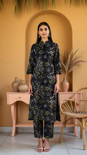 Khanabadosh Printed Winter Khaddar Unstitched 2Pc Suit KBWUS-0046