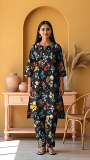 Khanabadosh Printed Winter Khaddar Unstitched 2Pc Suit KBWUS-0053