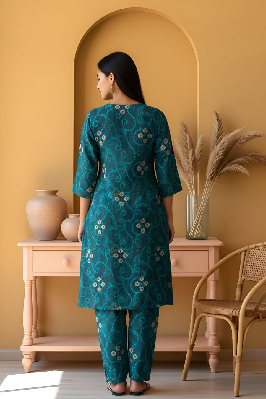 Khanabadosh Printed Winter Khaddar Unstitched 2Pc Suit KBWUS-0055